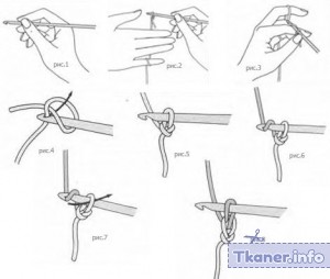 Как набирать петли крючком?